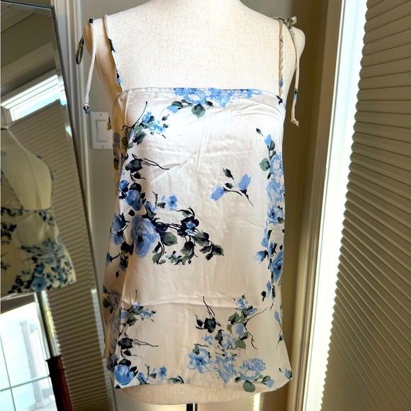 Honey Punch Tops - Honey Punch | Floral Spaghetti Strap Camisole | Small